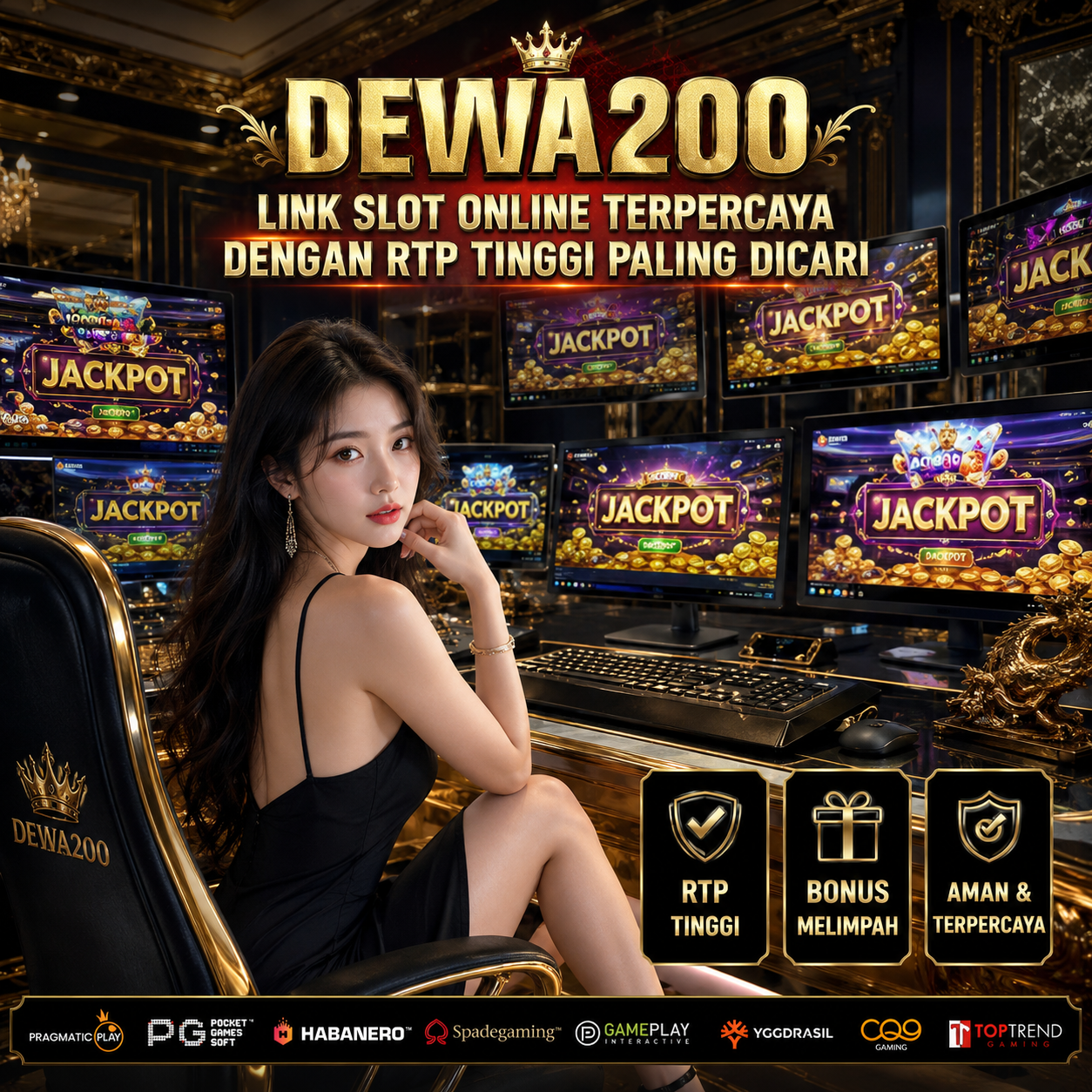 DEWA200 Link Slot Online Terpercaya dengan RTP Tinggi Paling Dicari image 1